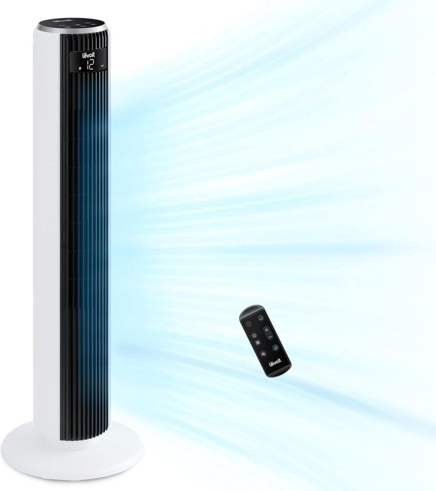 The new Levoit Silent Tower fan is now £75.99 at Amazon