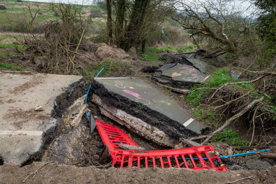 After more than two years the council confirmed repairs to the road would start