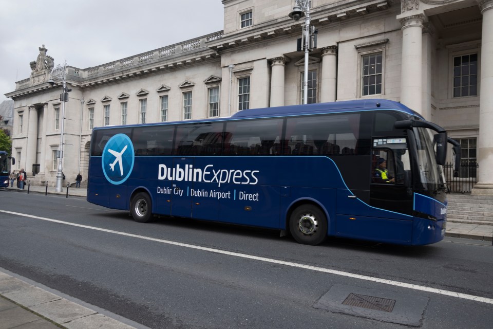 The buses have been dubbed the 'Brexit Express'