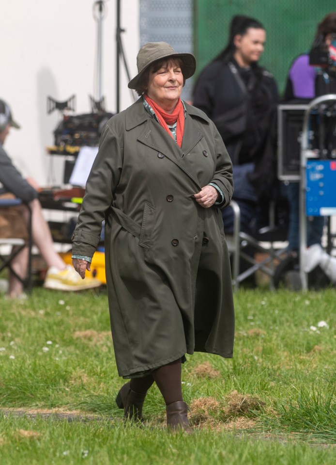 The Oscar nominated actress has been spotted filming her final scenes in the North East of the UK