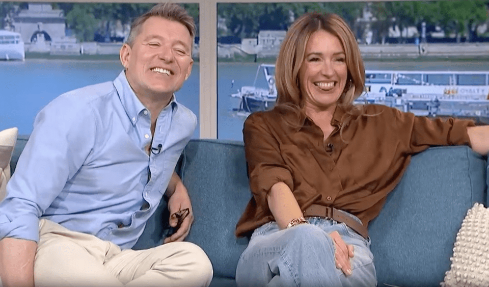 Cat Deeley and Ben Shephard had fun jabbing at Stephen for info