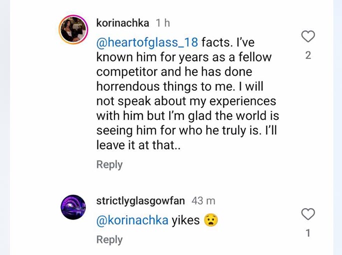 Korina’s post about Gio on her Instagram