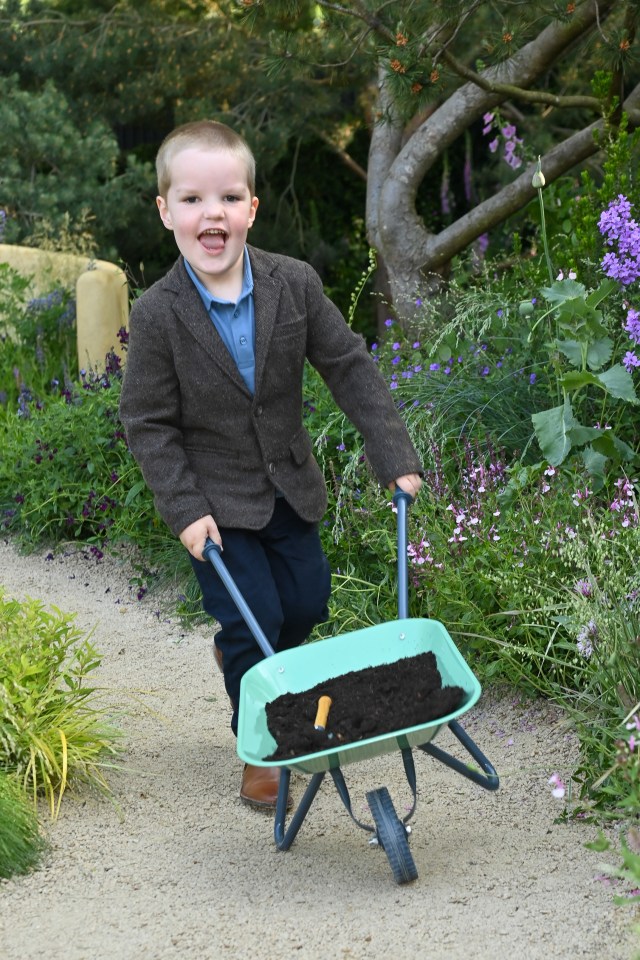 Despite fears he wouldn’t be able to walk again, Freddie helped launch the Stroke Association’s Garden for Recovery at the Chelsea Flower Show