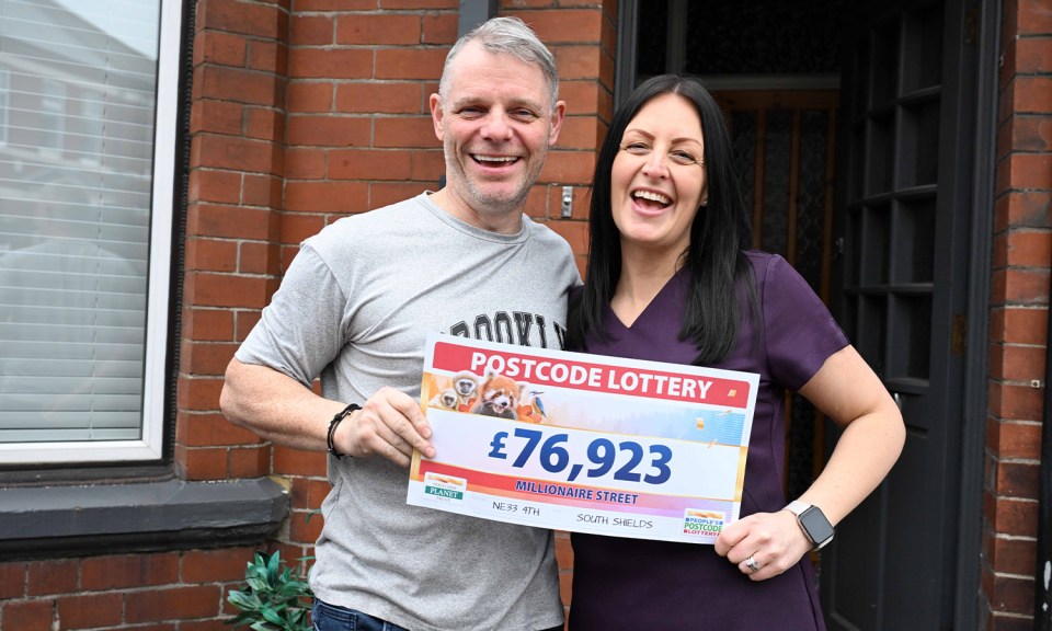 Ashley had only been playing the People’s Postcode Lottery for two months before her big win