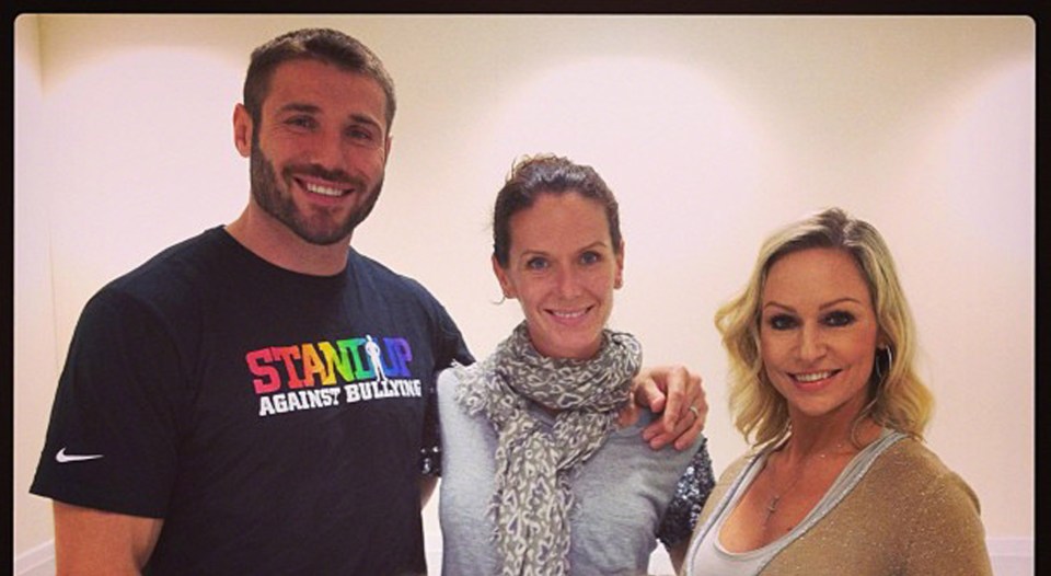 Ben Cohen was all smiles posing with wife Abby and dance partner Kristina Rihanoff – until he left Abby and got together with Kristina.