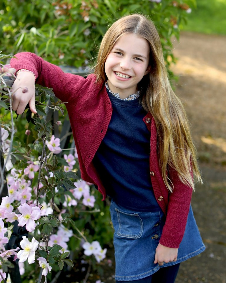 Princess Charlotte turns nine today - and the royal family have released this photograph in honour of the occasion