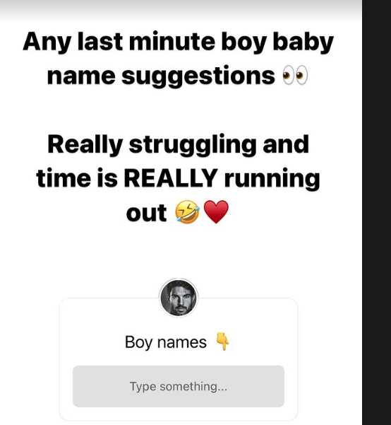 Jamie took to Instagram to ask for ideas