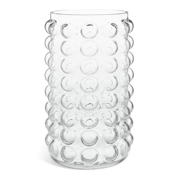 This clear bobble vase, is £14 at Argos.co.uk