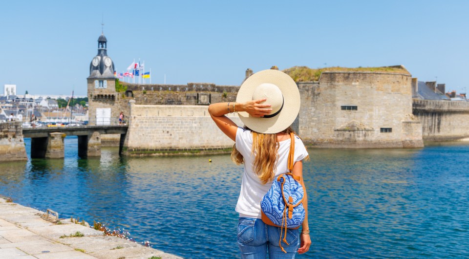 The fishing town of Concarneau