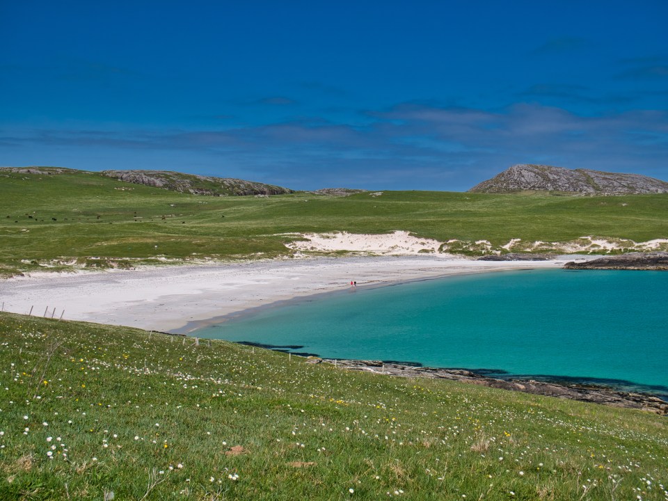 Vatersay in the Hebrides has some amazing beaches with blue seas and white sand