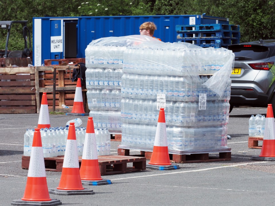 The cryptosporidium outbreak saw water bottle pick-up points set up in Brixham and Paignton