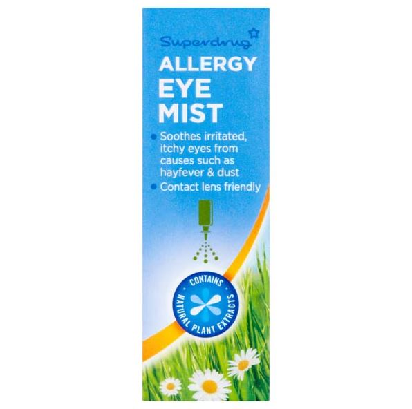 Some batches of Superdrug's Allergy Eye Mist (10ml) are also affected