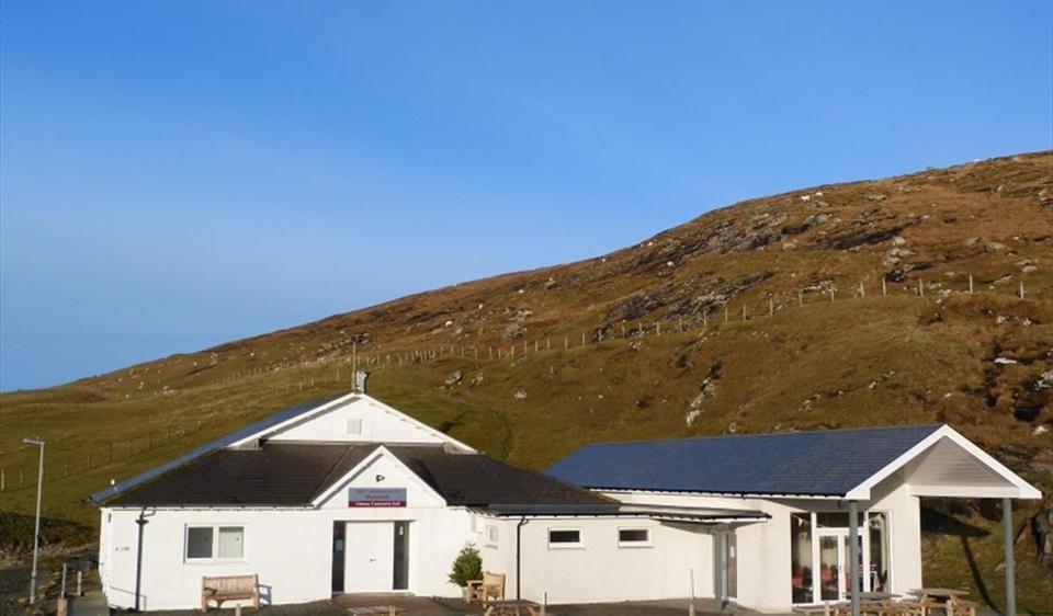 The Vatersay Hall Cafe is run by local volunteers