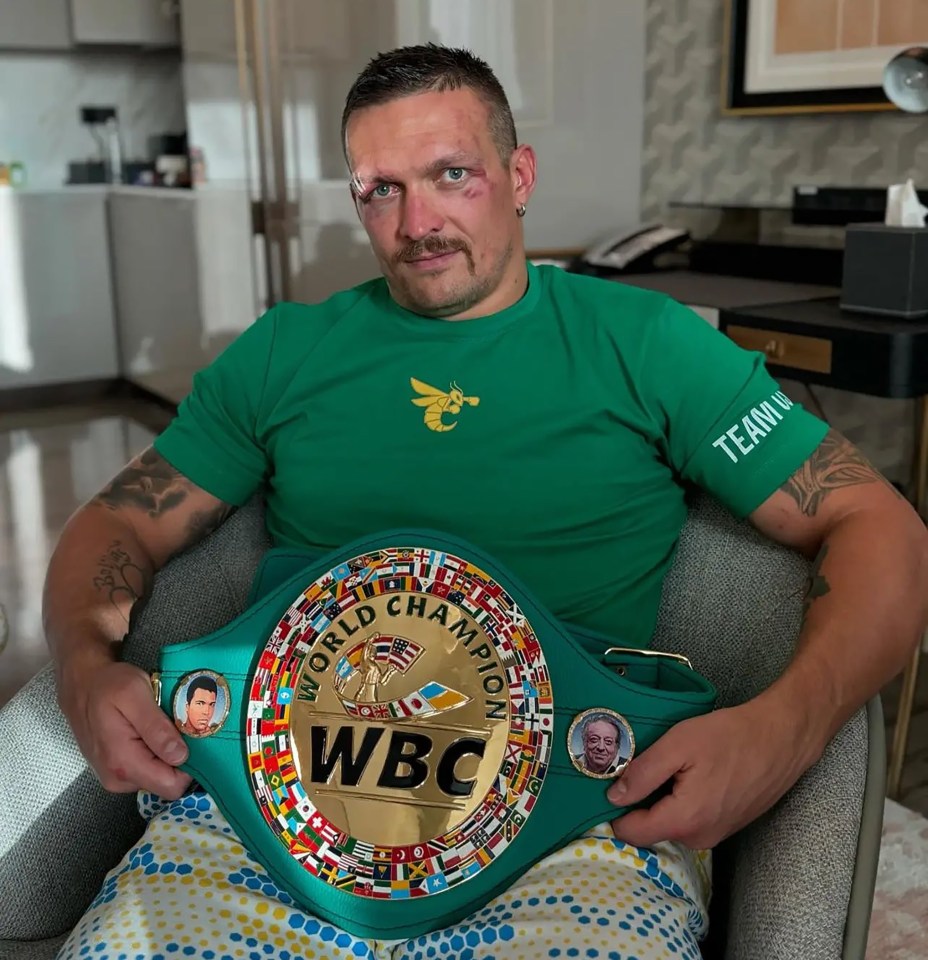 Usyk has been handed a medical suspension