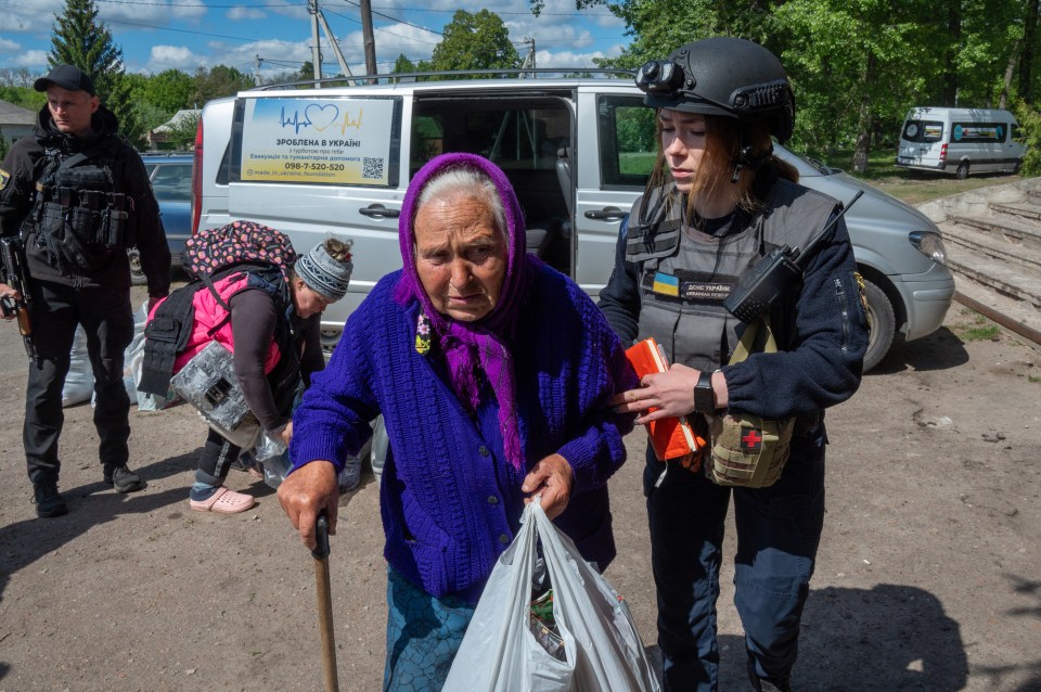 Locals described the terror of Russia's new offensive as their houses were bombed