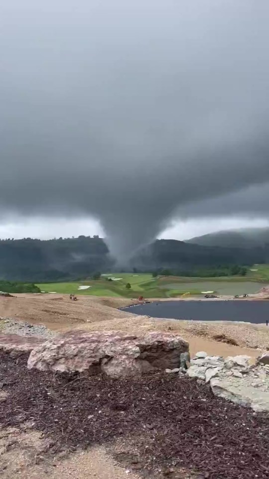 The twister was an incredible sight