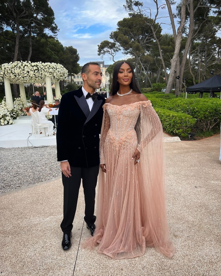 Naomi Campbell and Mohammed Al Turki at Umar Kamani’s wedding