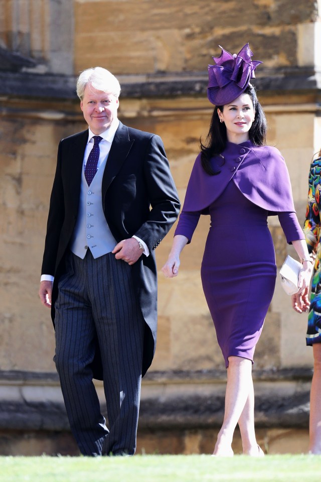 Charles Spencer and his wife, Karen Spencer at Prince Harry and Meghan Markle's wedding