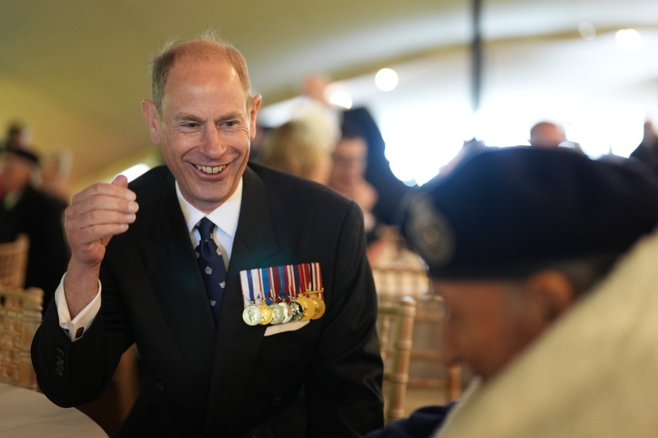 Prince Edward, Duke of Edinburgh, at the National Memorial Arboretum