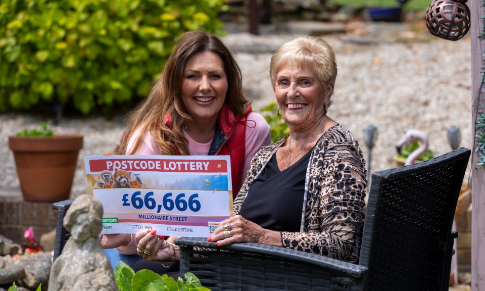 Gran Shirley Hehir has landed a jackpot lotto win - and was almost in tears when she realised