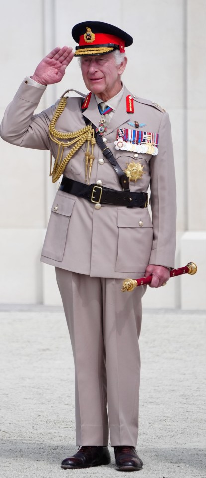 King Charles led the full seven-minute applause for the veterans in Normandy