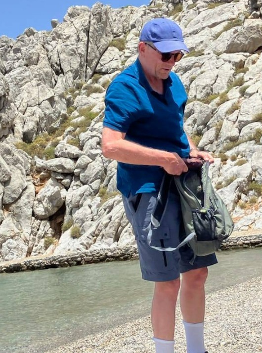 BBC star Michael Mosley pictured before he went missing on the island of Symi