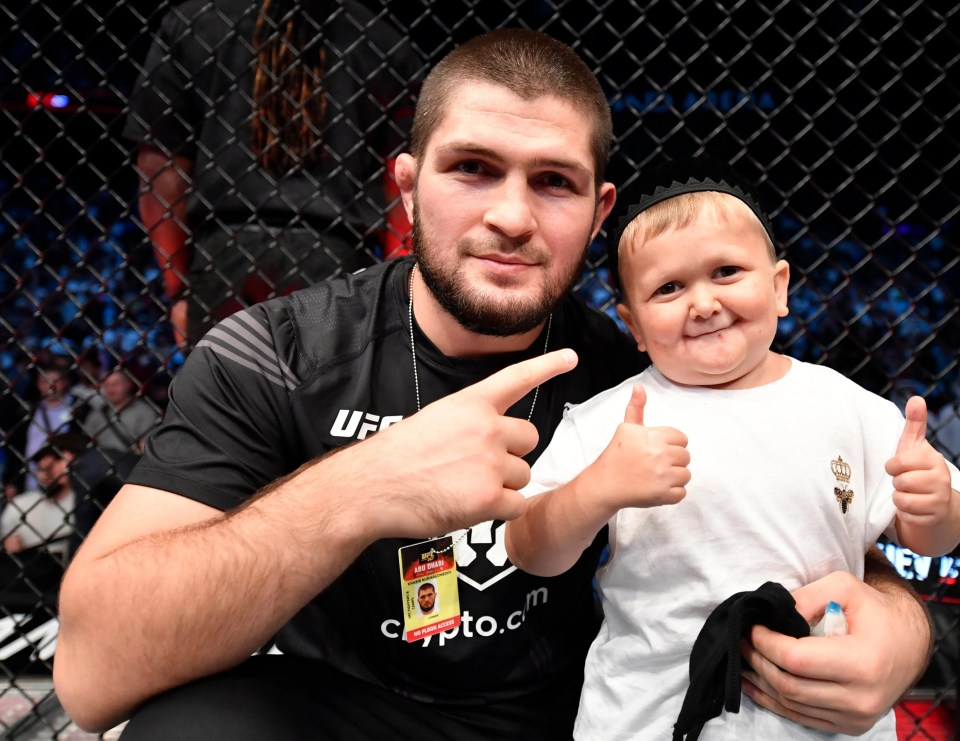 Hasbulla is good friends with UFC star Khabib Nurmagomedov