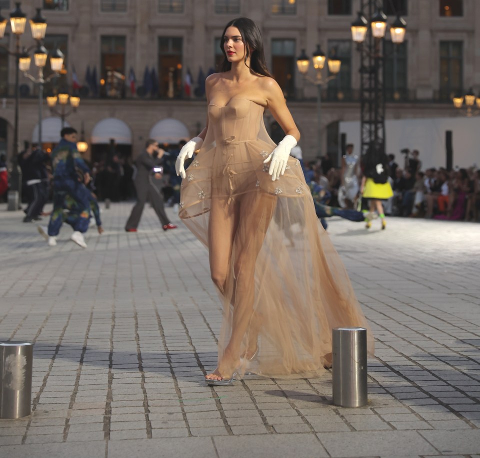 Kendall Jenner wore Gaultier Haute Couture by Simone Rocha