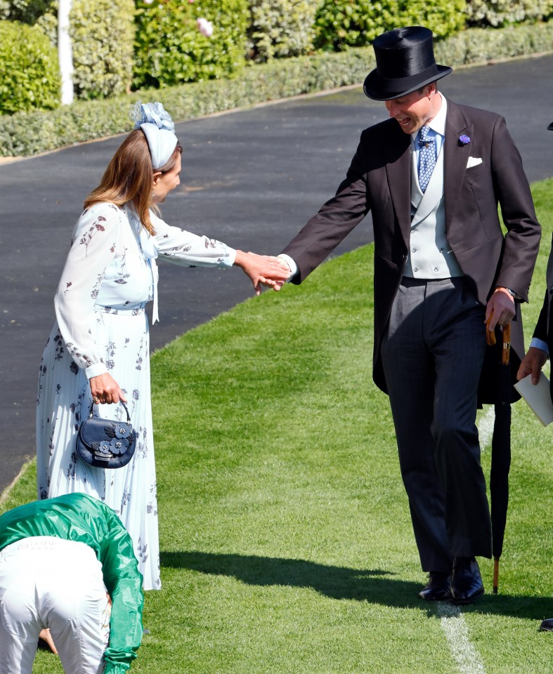 Carole Middleton is said to be a 'second mum' to Prince William. Pictured at Royal Ascot this year