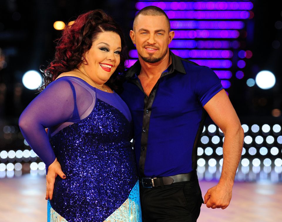 The pair danced together on Strictly in 2012