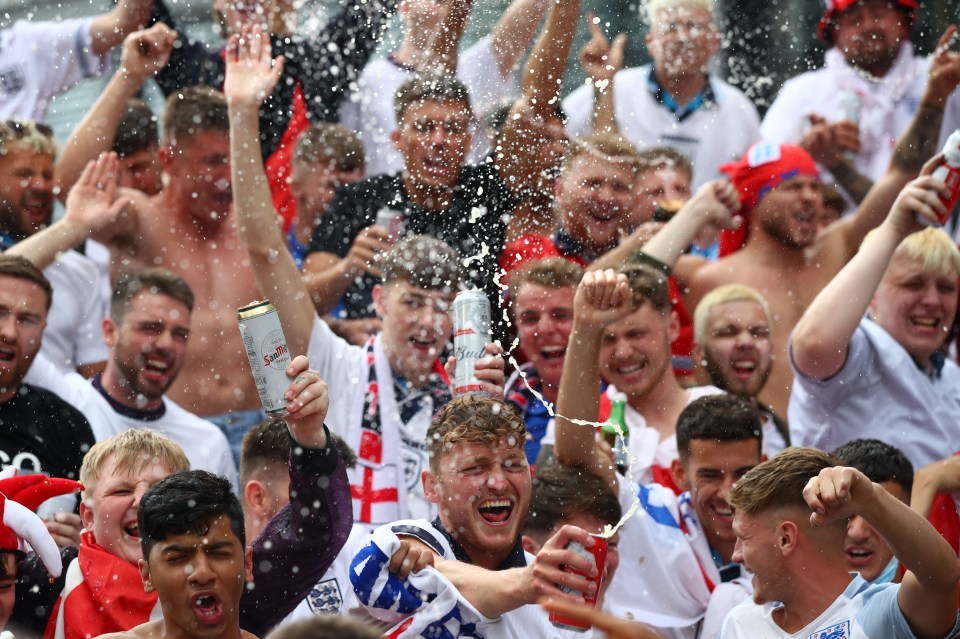 Full strength beer at the England versus Serbia game has been banned and replaced with low alcohol booze