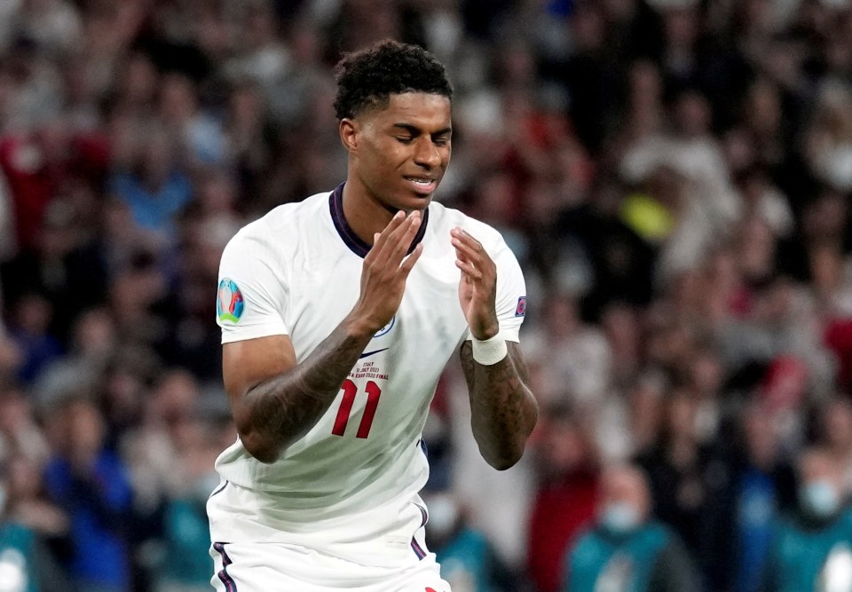 Marcus Rashford’s poor form for Man Utd cost him a spot on England’s left