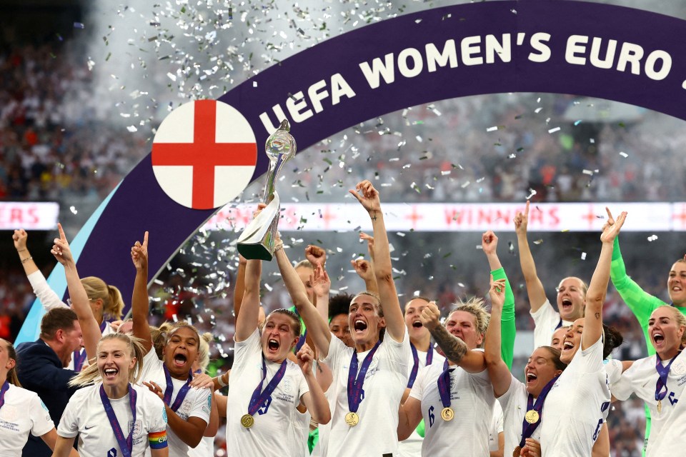 WSL saw a growth in matchday attendance in the season following the Lionesses winning the 2022 Women’s Euros