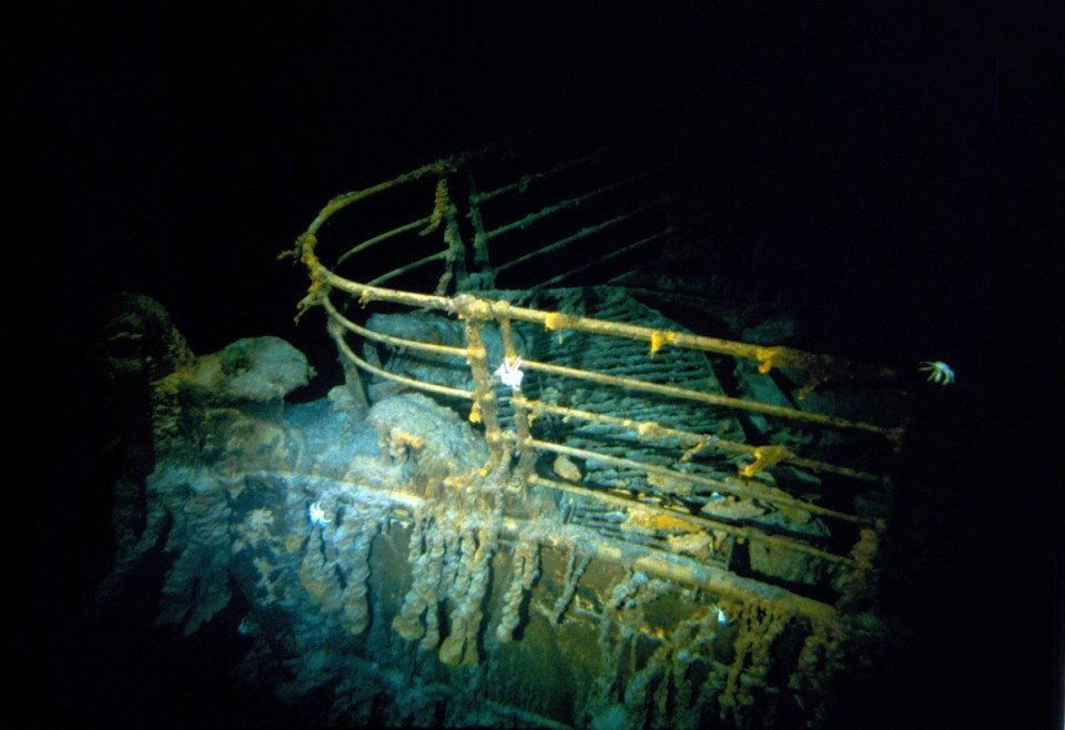 The sub was going 12,500ft under the ocean’s surface to view the Titanic wreckage