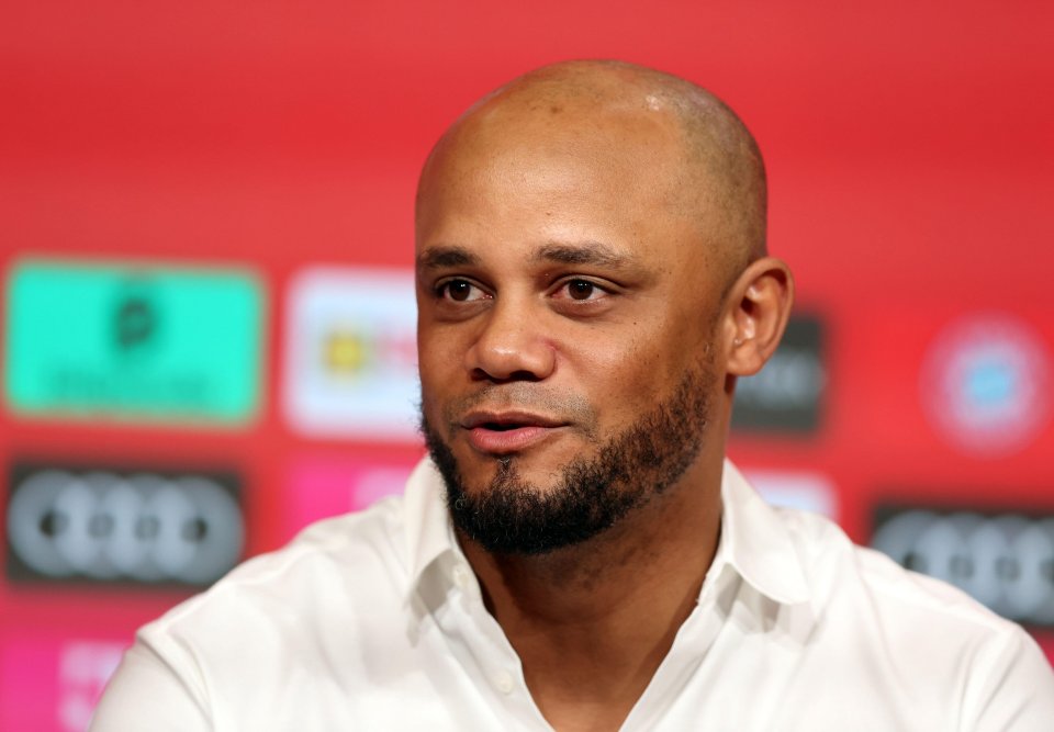 Vincent Kompany ditched the Clarets to take charge at Bayern Munich