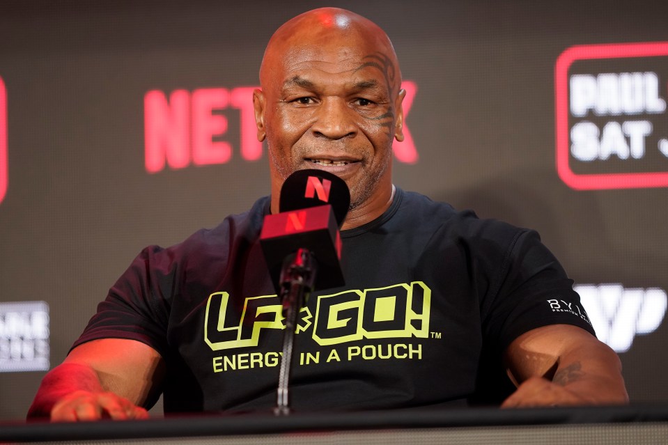 Mike Tyson pulled out after suffering an ulcer flare up