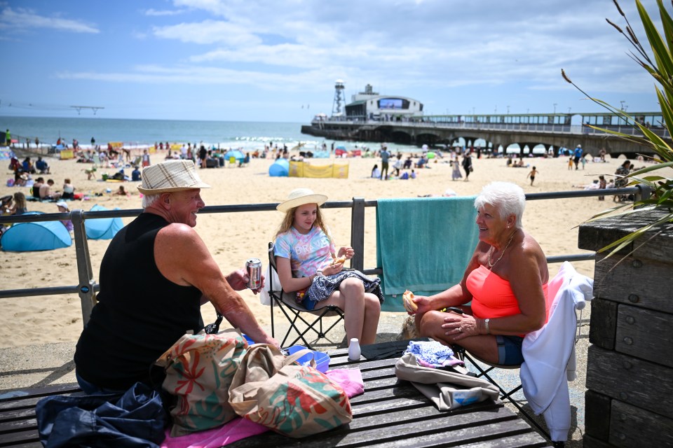 Brits across the UK were making the most of the weather on Saturday