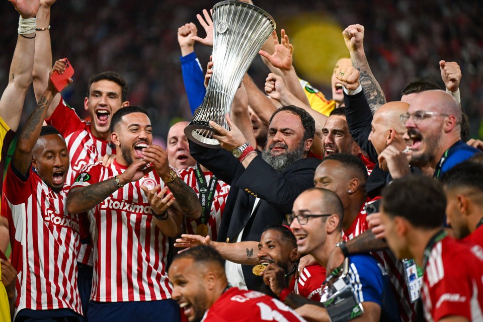 Olympiacos owner Evangelos Marinakis has been building a European club since 2010