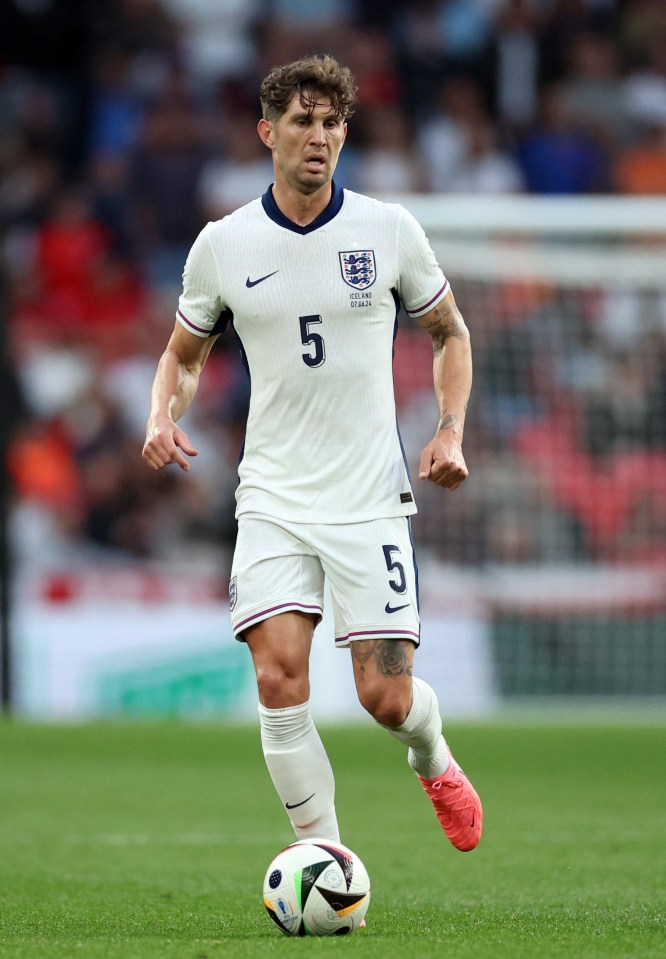 John Stones only lasted 45 minutes in the Wembley friendly