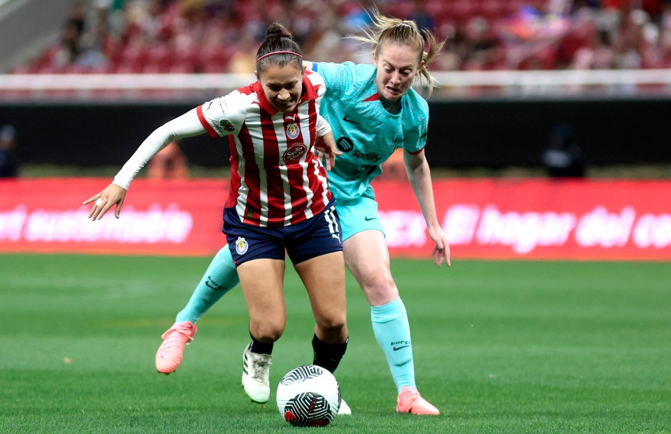 The England midfield star is due to enter the final year of her contract with Barcelona