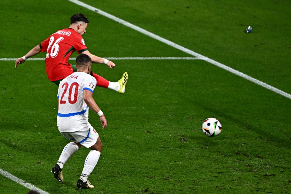 Francisco Conceicao scored a dramatic winner for Portugal