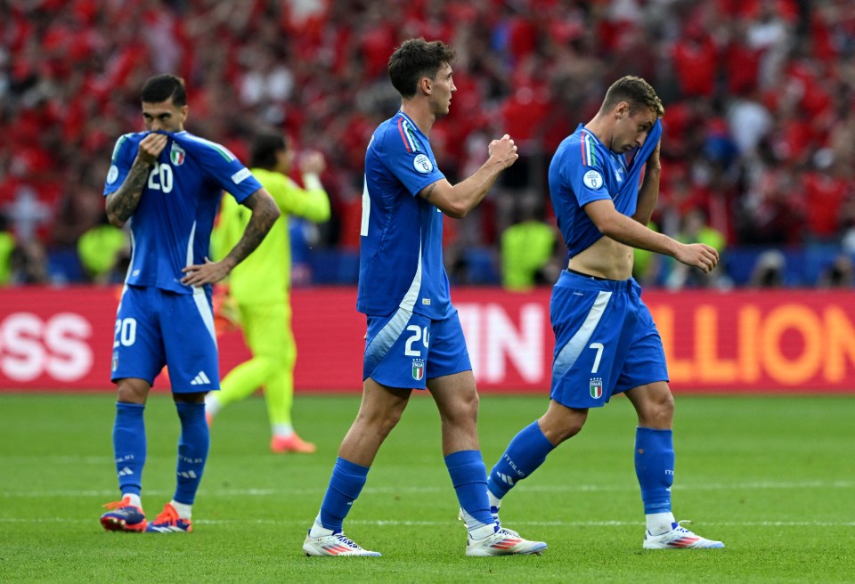 Italy crashed out of Euro 2024 at the hands of Switzerland