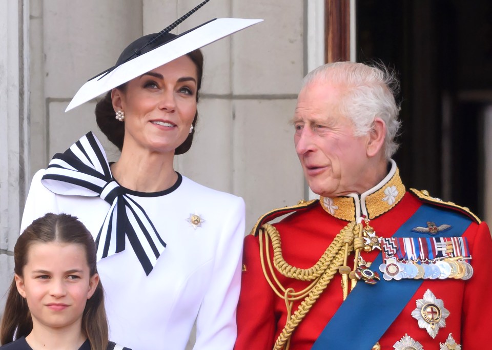 King Charles and Princess Kate standing together in 'an image of solidarity'