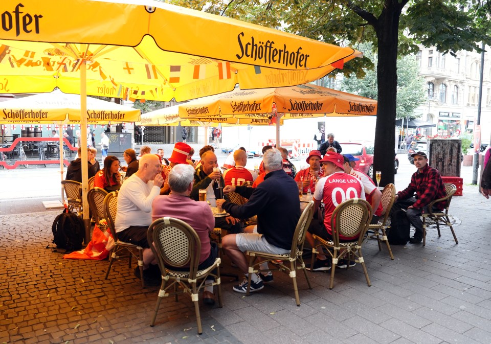 England fans will descend on Frankfurt for the Three Lions clash against Denmark