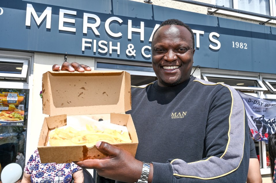 The chippie offered a huge portion for just a penny