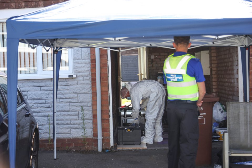 Paramedics made the grim discovery on Tuesday and police continue to investigate