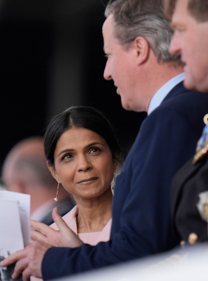 Akshata Murty, wife of the PM, spoke to Foreign Secretary Lord David Cameron