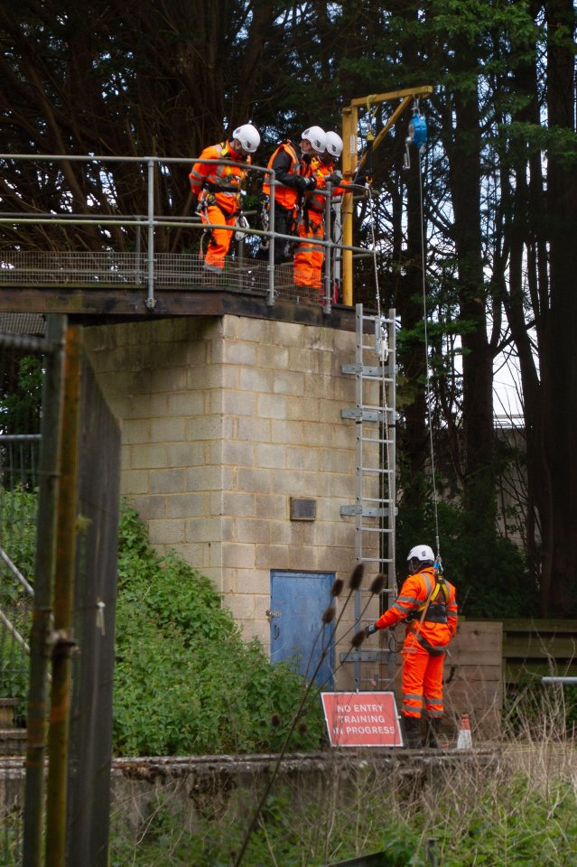 Thames Water Little Marlow Sewage Treatment works in Buckinghamshire