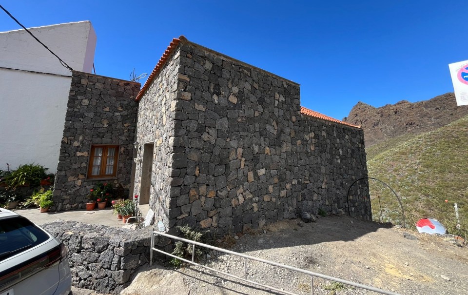 The Airbnb close to Masca in Tenerife where Jay Slater stayed the night before he went missing Credit: MEN Media