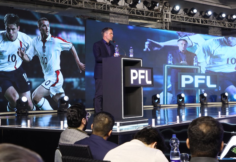 England legend Michael Owen is the global ambassador for the PFL